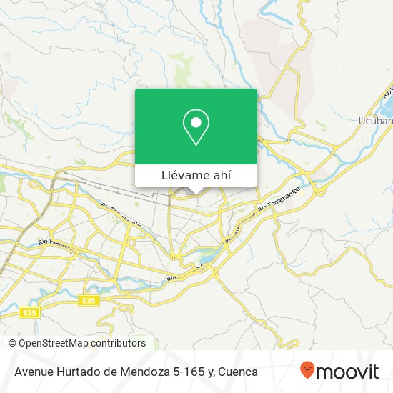 Mapa de Avenue Hurtado de Mendoza 5-165 y