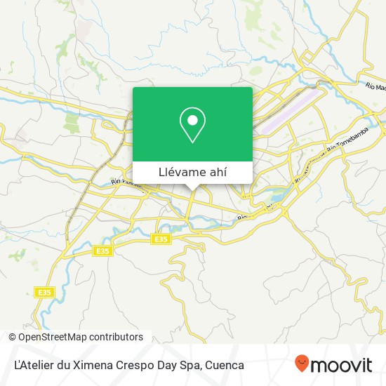Mapa de L'Atelier du Ximena Crespo Day Spa