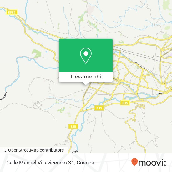 Mapa de Calle Manuel Villavicencio 31