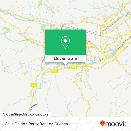 Mapa de Calle Galdos Perez Benitez