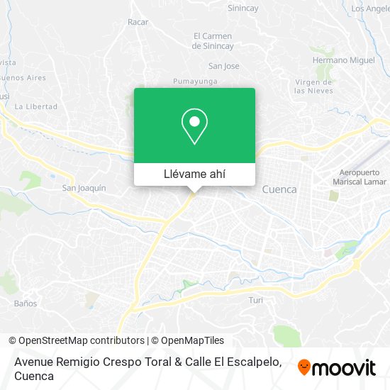 Mapa de Avenue Remigio Crespo Toral & Calle El Escalpelo