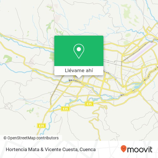 Mapa de Hortencia Mata & Vicente Cuesta