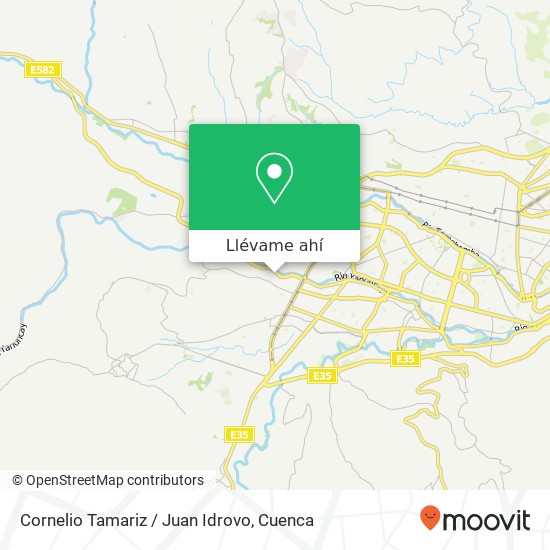 Mapa de Cornelio Tamariz / Juan Idrovo