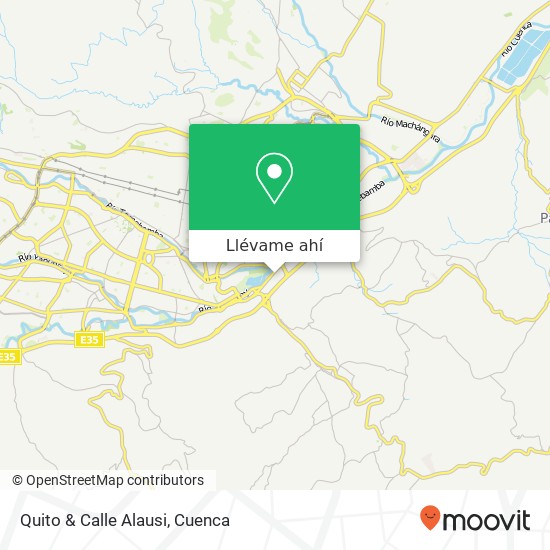 Mapa de Quito & Calle Alausi