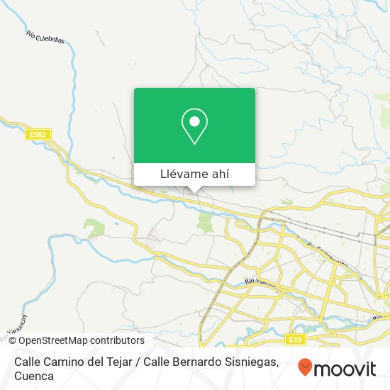 Mapa de Calle Camino del Tejar / Calle Bernardo Sisniegas
