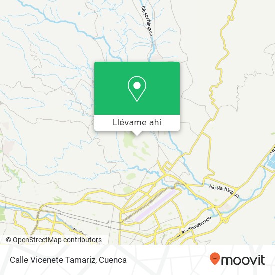 Mapa de Calle Vicenete Tamariz