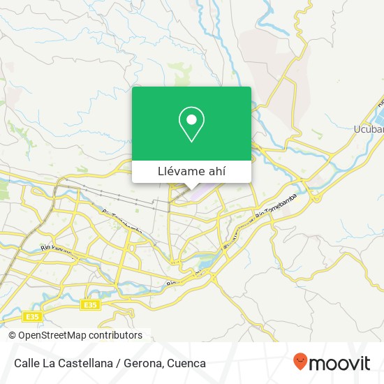 Mapa de Calle La Castellana / Gerona