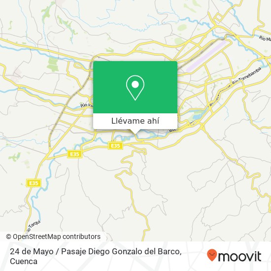 Mapa de 24 de Mayo / Pasaje Diego Gonzalo del Barco