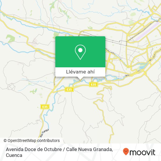 Mapa de Avenida Doce de Octubre / Calle Nueva Granada