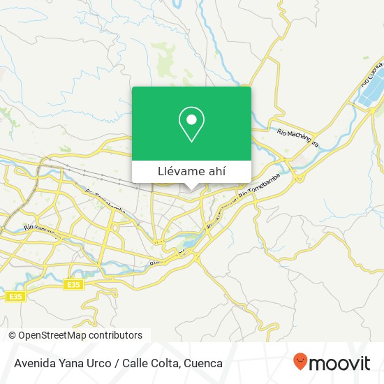 Mapa de Avenida Yana Urco / Calle Colta