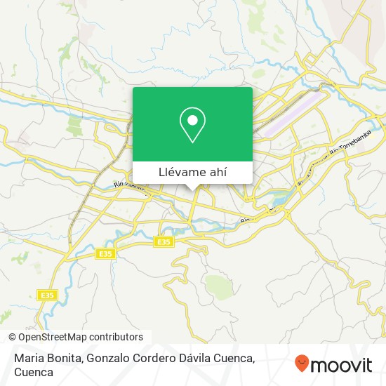 Mapa de Maria Bonita, Gonzalo Cordero Dávila Cuenca