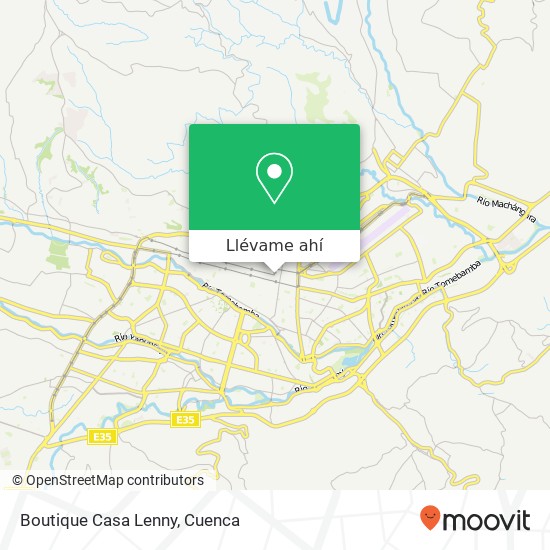 Mapa de Boutique Casa Lenny, Mariano Cueva Cuenca