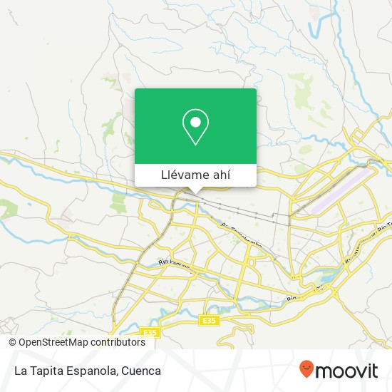 Mapa de La Tapita Espanola, Mariscal Lamar Cuenca
