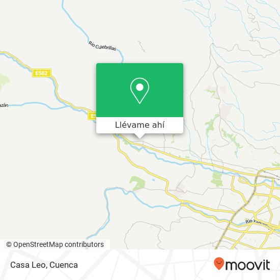 Mapa de Casa Leo, San Agustín Cuenca
