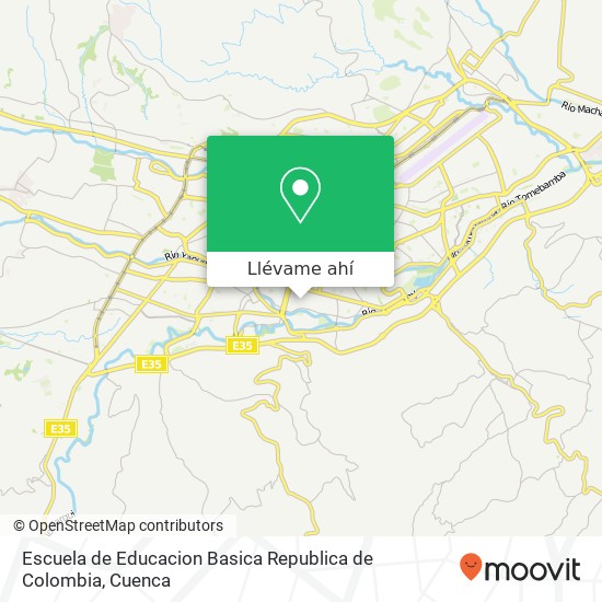 Mapa de Escuela de Educacion Basica Republica de Colombia