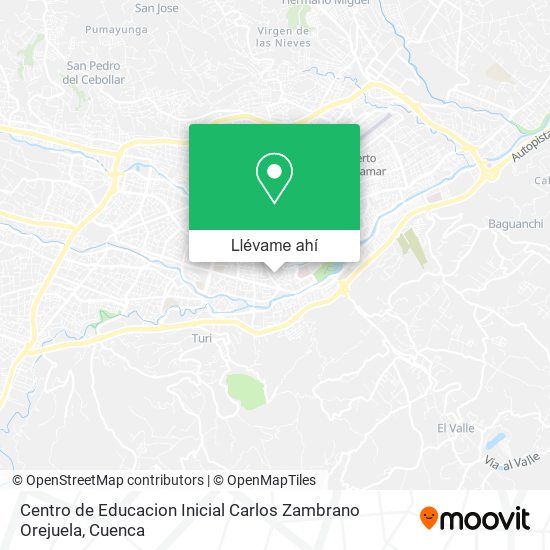 Mapa de Centro de Educacion Inicial Carlos Zambrano Orejuela