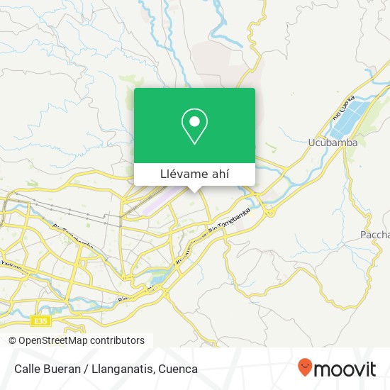 Mapa de Calle Bueran / Llanganatis
