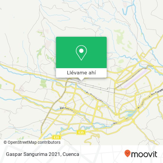 Mapa de Gaspar Sangurima 2021