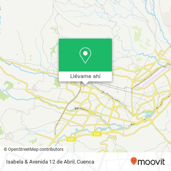 Mapa de Isabela & Avenida 12 de Abril