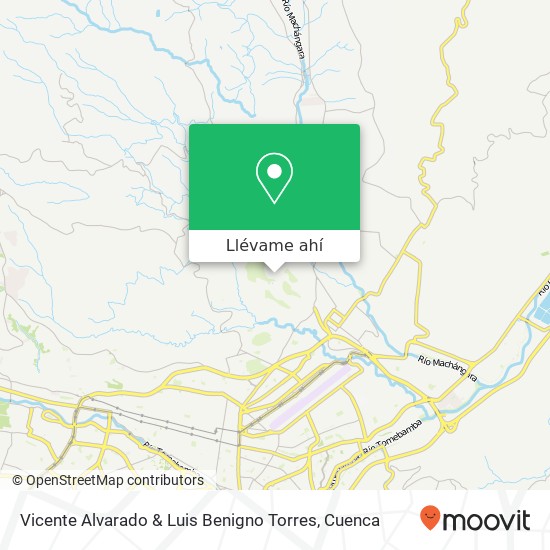 Mapa de Vicente Alvarado & Luis Benigno Torres
