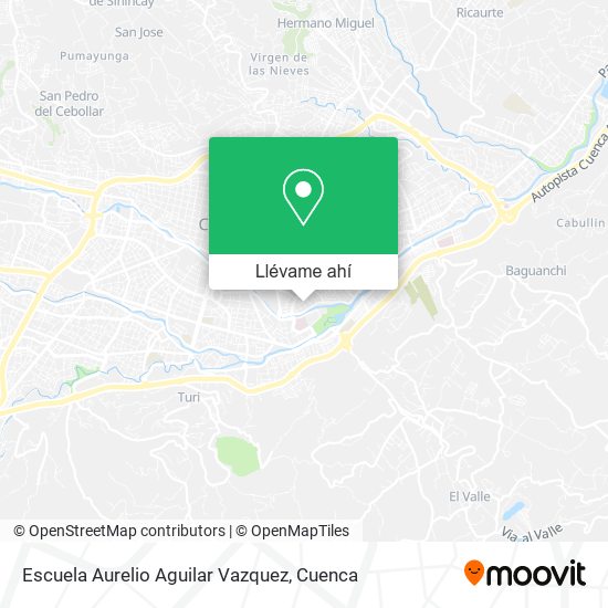 Mapa de Escuela Aurelio Aguilar Vazquez