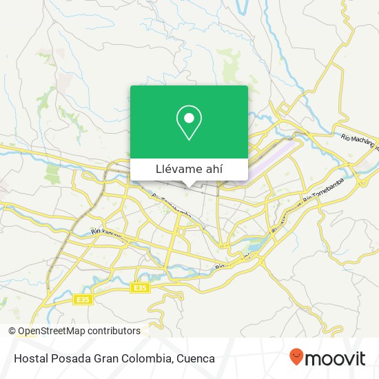 Mapa de Hostal Posada Gran Colombia