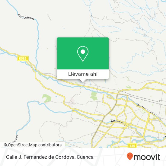 Mapa de Calle J. Fernandez de Cordova