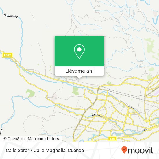Mapa de Calle Sarar / Calle Magnolia