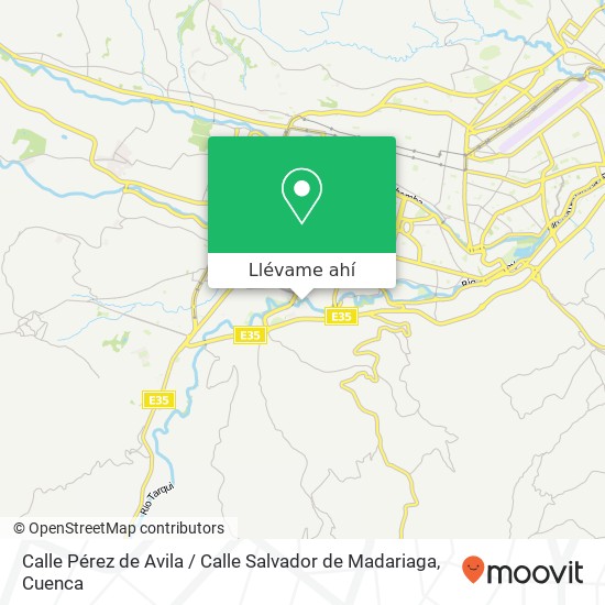 Mapa de Calle Pérez de Avila / Calle Salvador de Madariaga