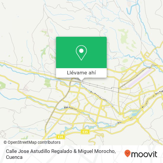 Mapa de Calle Jose Astudillo Regalado & Miguel Morocho