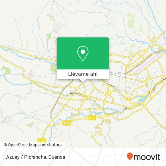 Mapa de Azuay / Pichincha