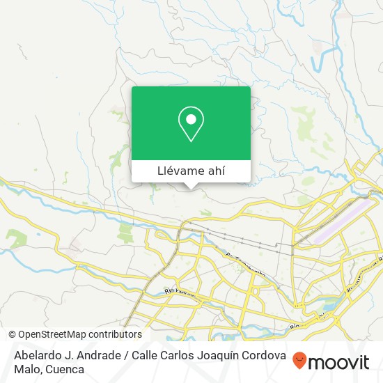 Mapa de Abelardo J. Andrade / Calle Carlos Joaquín Cordova Malo