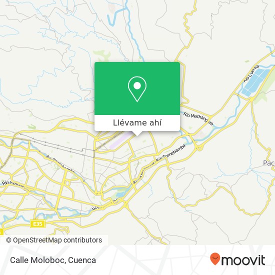 Mapa de Calle Moloboc