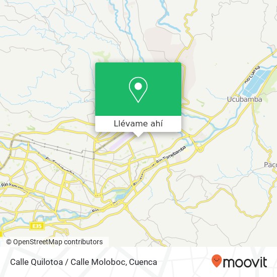 Mapa de Calle Quilotoa / Calle Moloboc