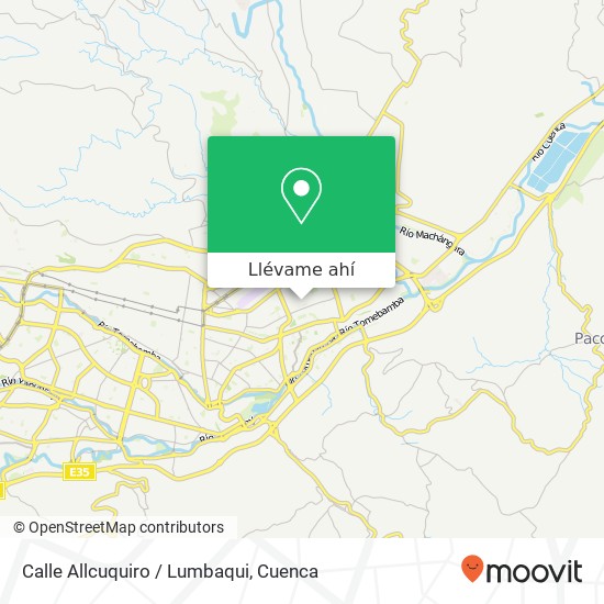 Mapa de Calle Allcuquiro / Lumbaqui