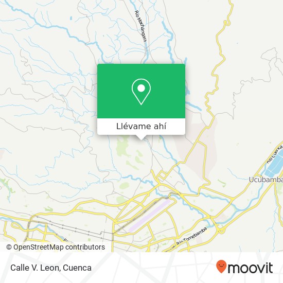 Mapa de Calle V. Leon