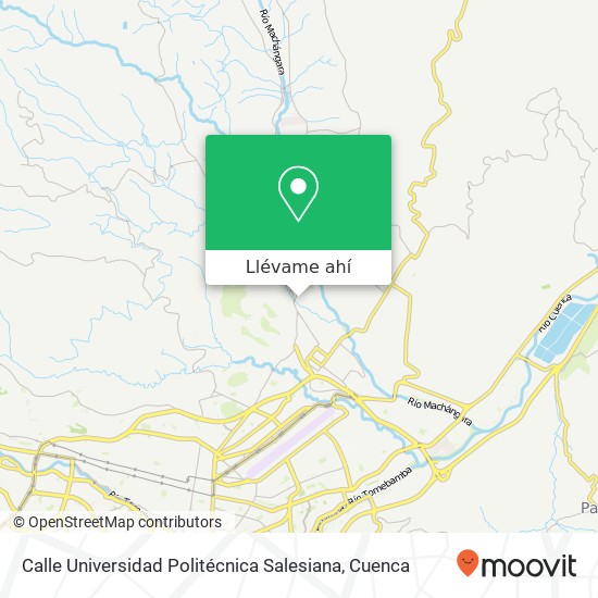 Mapa de Calle Universidad Politécnica Salesiana