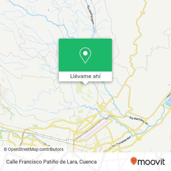 Mapa de Calle Francisco Patiño de Lara