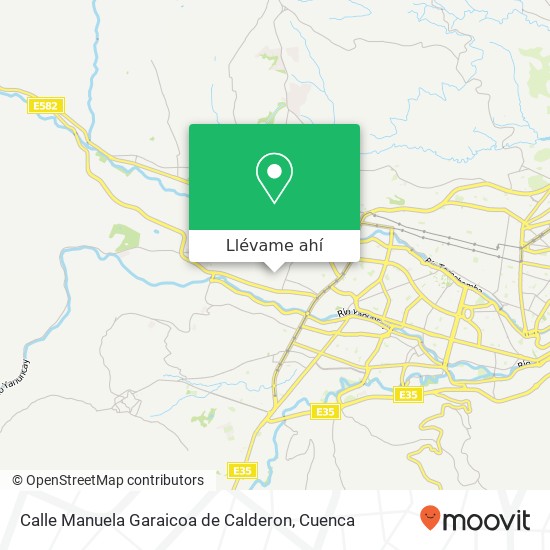 Mapa de Calle Manuela Garaicoa de Calderon