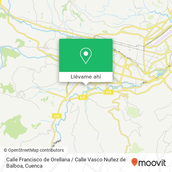 Mapa de Calle Francisco de Orellana / Calle Vasco Nuñez de Balboa