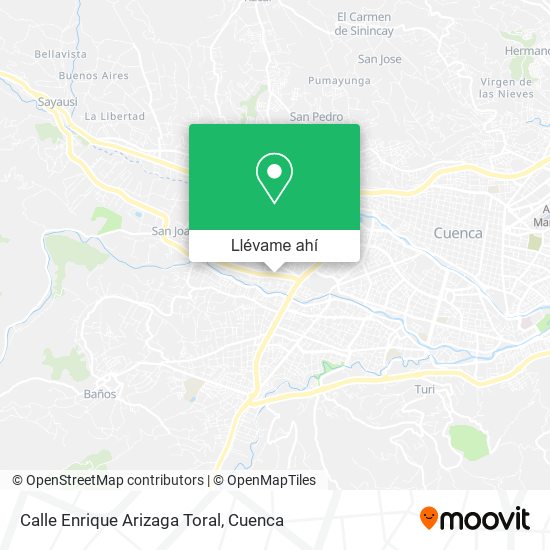 Mapa de Calle Enrique Arizaga Toral