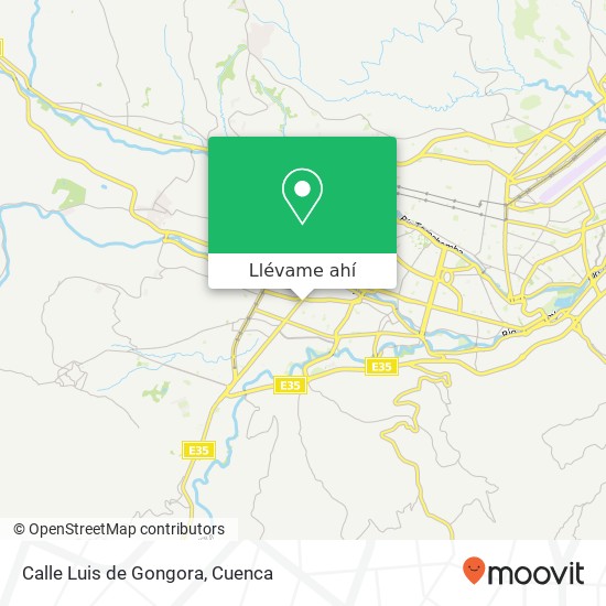 Mapa de Calle Luis de Gongora