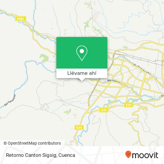 Mapa de Retorno Canton Sigsig