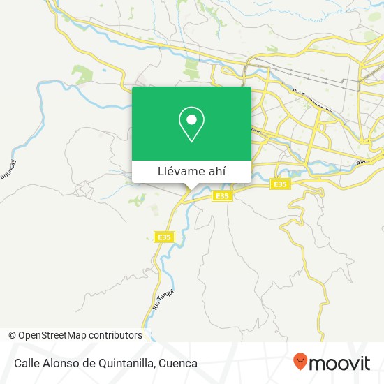 Mapa de Calle Alonso de Quintanilla