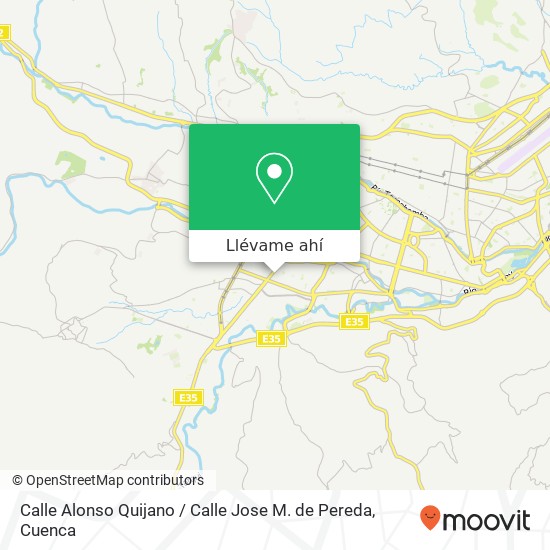 Mapa de Calle Alonso Quijano / Calle Jose M. de Pereda