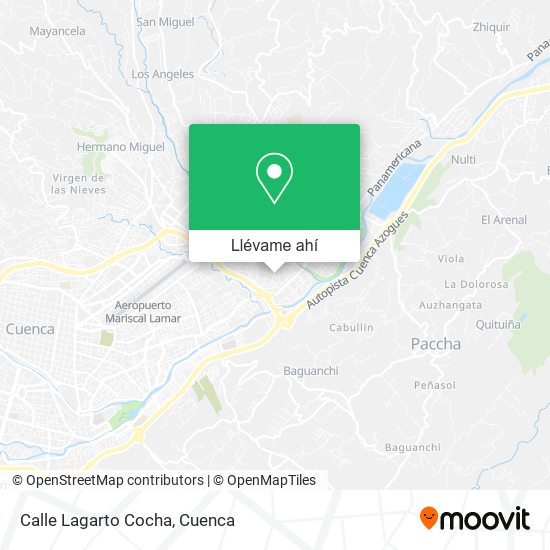 Mapa de Calle Lagarto Cocha