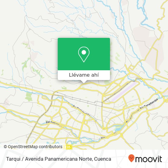 Mapa de Tarqui / Avenida Panamericana Norte