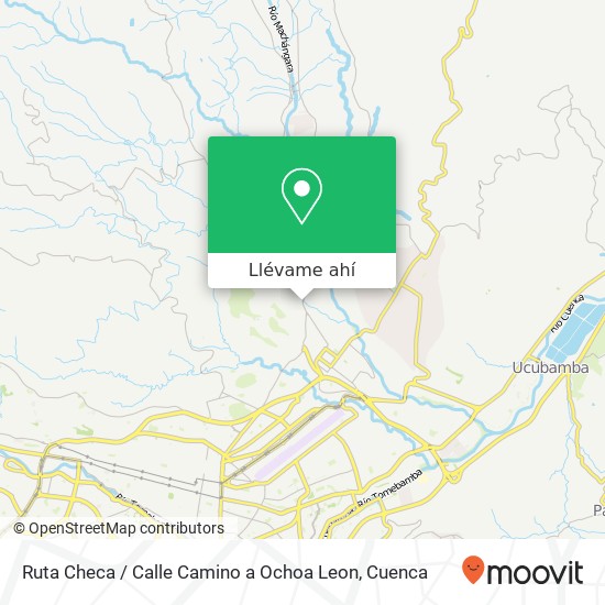 Mapa de Ruta Checa / Calle Camino a Ochoa Leon