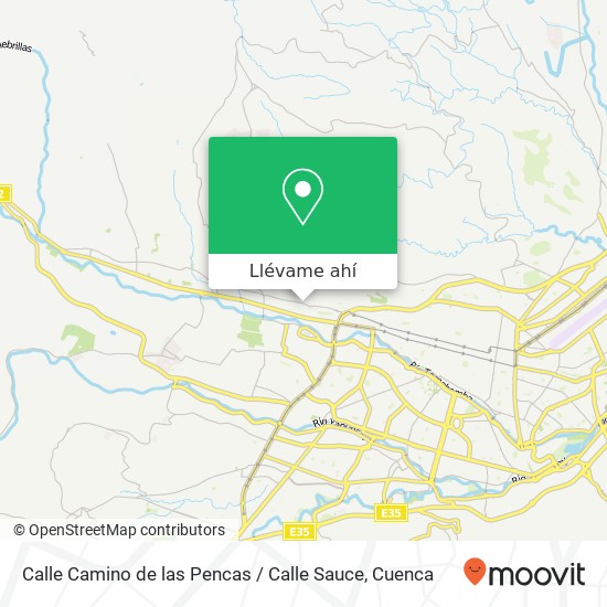 Mapa de Calle Camino de las Pencas / Calle Sauce