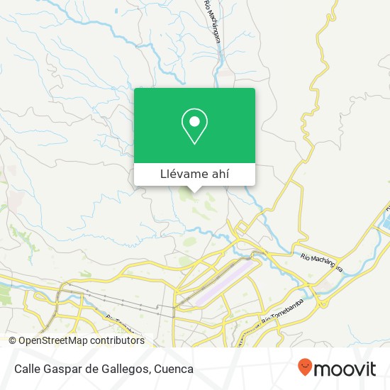 Mapa de Calle Gaspar de Gallegos